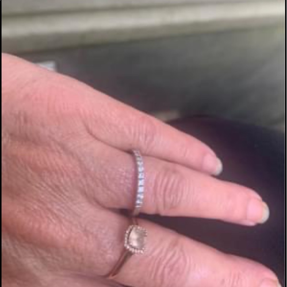Beautiful diamond white gold band!!